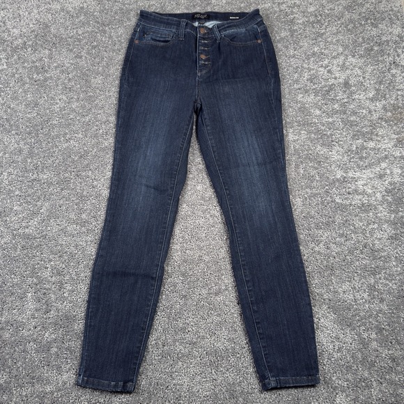 Judy Blue Jeans Womens 7/28 Skinny Fit Button Fly Stretch Denim JB82331DK - Picture 2 of 10